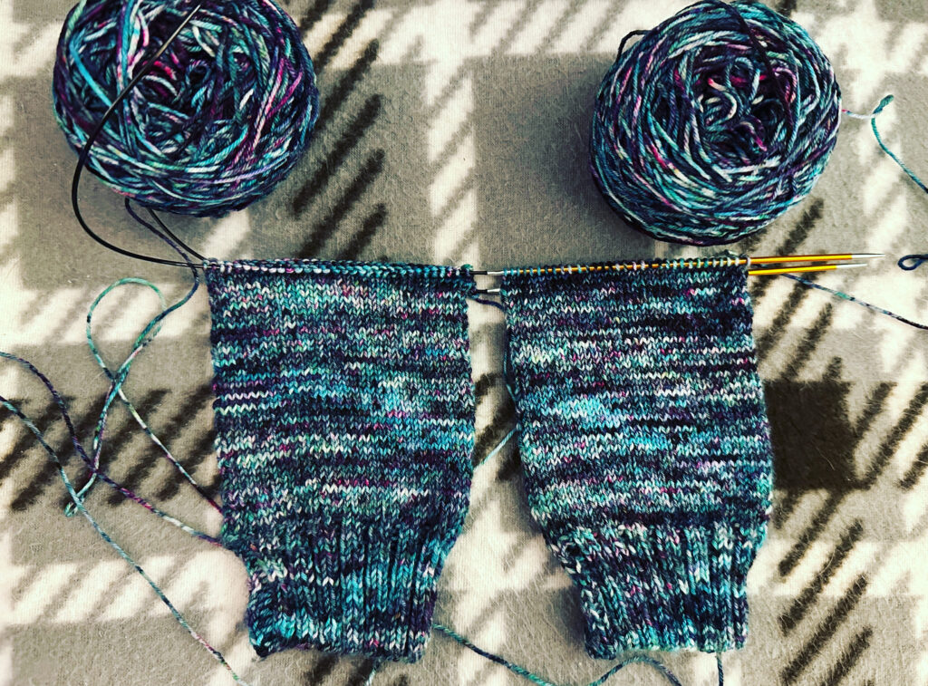 Two-at-a-time socks progress